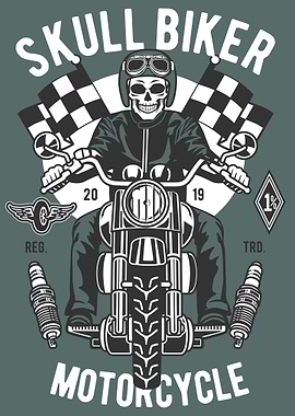 Skull Biker