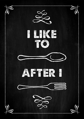 Spoon Fork Kitchen Pun
