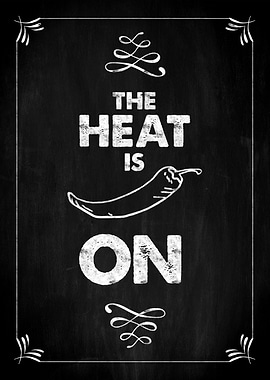 The heat is on KITCHEN PUN