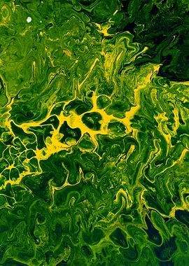 Green jungle Abstraction