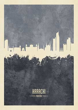 Karachi Pakistan Skyline