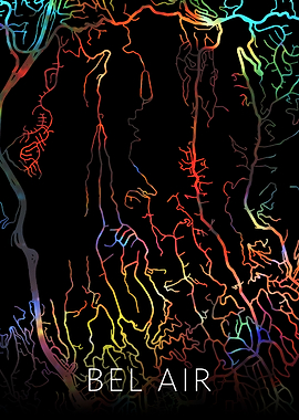 Bel Air California Map