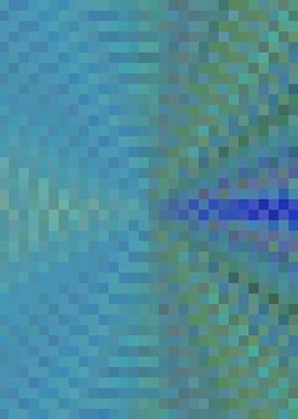 geometric pixel pattern