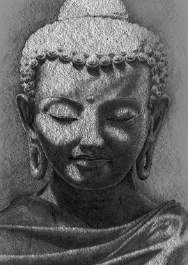 Buddha Pure Monochrome