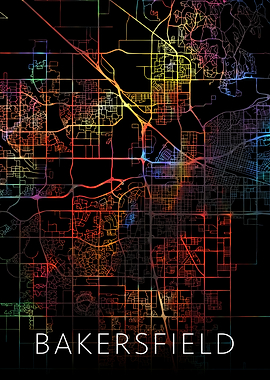 Bakersfield California Map