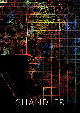 Chandler Arizona City Map