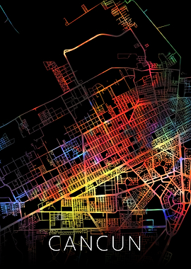 Cancun Mexico Watercolor