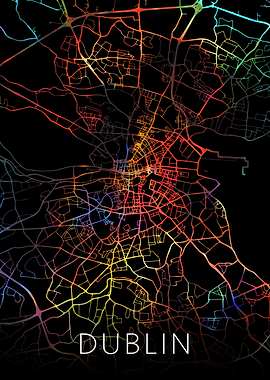 Dublin Ireland Watercolor