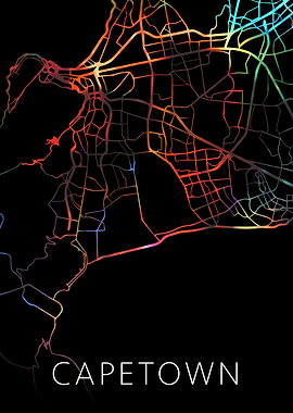 Capetown City Street Map