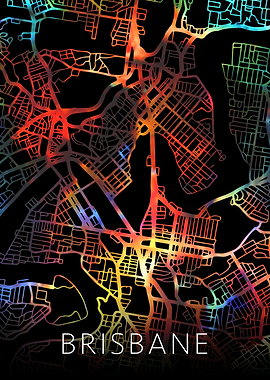 Brisbane Australia Map