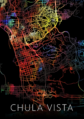 Chula Vista California Map