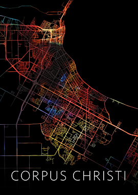 Corpus Christi Texas Map