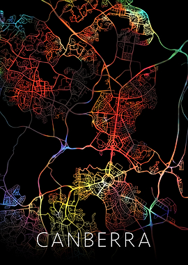 Canberra Australia Map