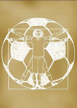Vitruvian Man Soccer