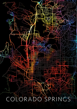 Colorado Springs City Map