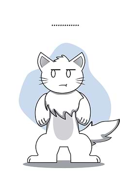 Cat Flat No Expression