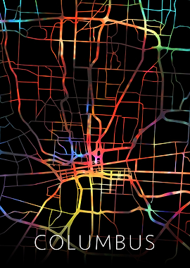 Columbus Ohio Watercolor