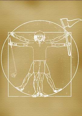Vitruvian Man Golf