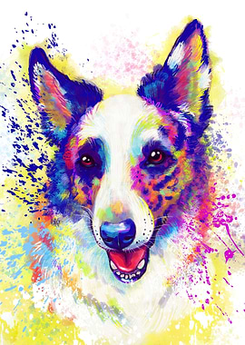 Border Collie Blue Merle