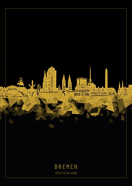 bremen skyline gold