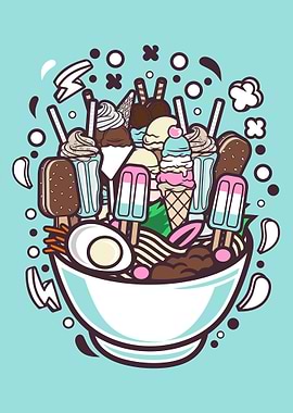 Ramen Ice Cream