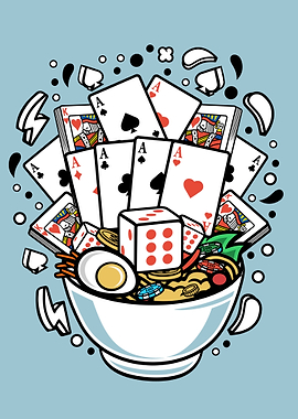 Ramen Playing Card