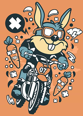 Rabbit Motocrosser