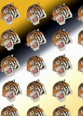 tiger print for T shirts