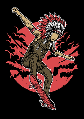 Indian Chief Skateboard