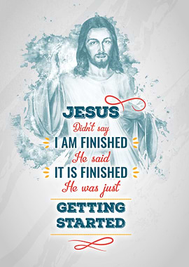 Jesus was getting started