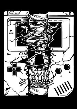 Gameboy Skull