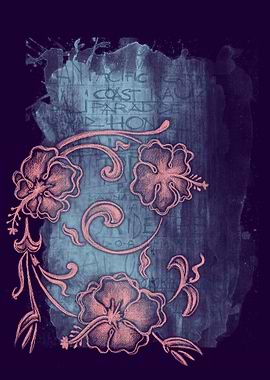 Artistic Flower Print