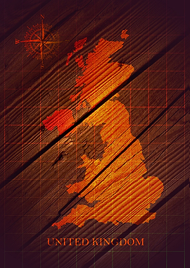 MAP OF THE UNITED KINGDOM