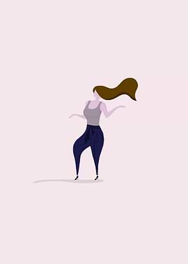 Minimalistic Woman