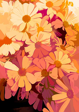 abstract daisy