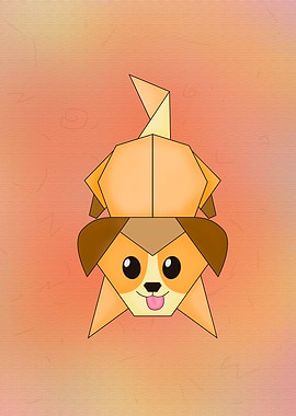 Chibi Origami puppy
