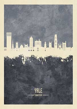 Yale Connecticut Skyline