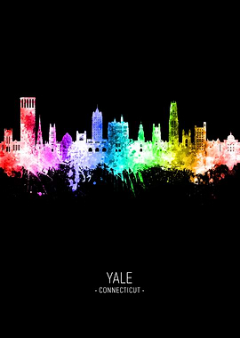 Yale Connecticut Skyline