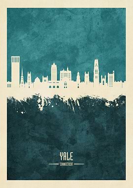 Yale Connecticut Skyline
