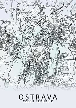 Ostrava Czech Republic Map