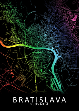 Bratislava Slovakia Map