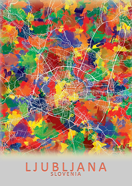 Ljubljana Slovenia Map