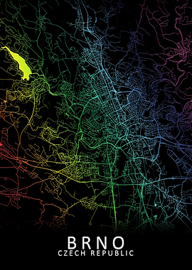Brno Czech Republic Map