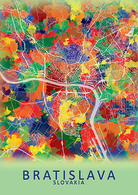 Bratislava Slovakia Map