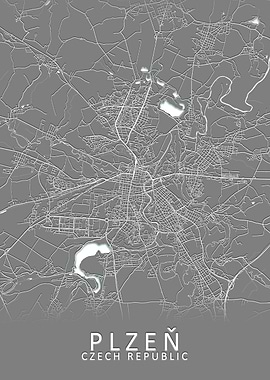 Plzen Czech Republic Map