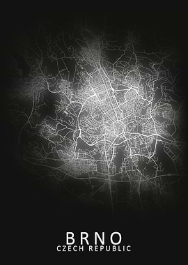Brno Czech Republic Map