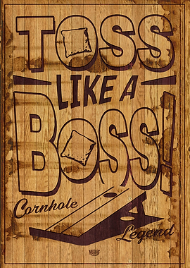 Toss Like a Boss Cornhole
