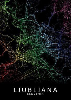 Ljubljana Slovenia Map