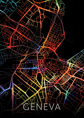 Geneva City Street Map