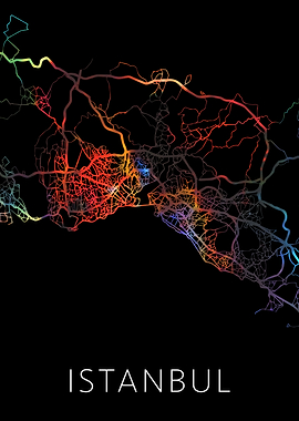 Istanbul Turkey City Map